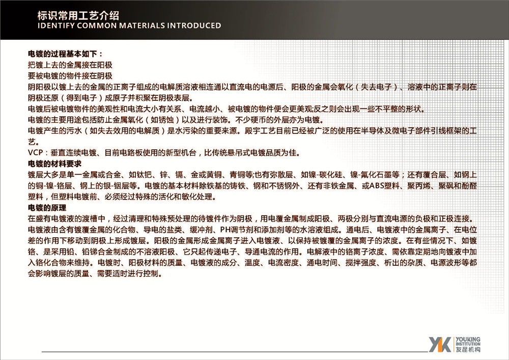 标识常用工艺介绍